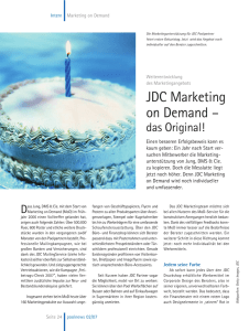 JDC Marketing on Demand