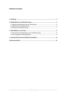 Inhaltsverzeichnis