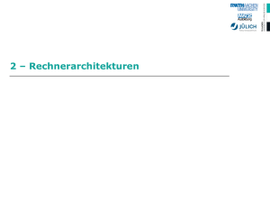 Rechnerarchitekturen - RWTH