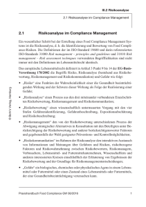 2.1 Risikoanalyse im Compliance Management