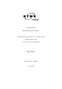 Big Data - IMN/HTWK