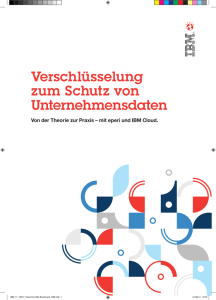 Verschlüsselung zum Schutz von Unternehmensdaten