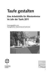 Taufe gestalten - Evangelische Kirche in der Südlichen Kurpfalz