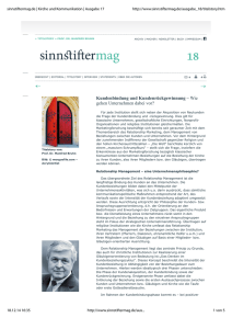 sinnstiftermag.de | Kirche und Kommunikation | Ausgabe 17