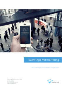 Event-App Vermarktung