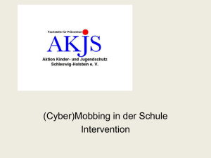 (Cyber)Mobbing in der Schule - Intervention (PDF, 749 KB, Datei ist
