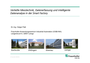 Verteilte Messtechnik, Datenerfassung und intelligente