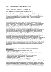PDF AGB für Werbung auf ATV und ATV2