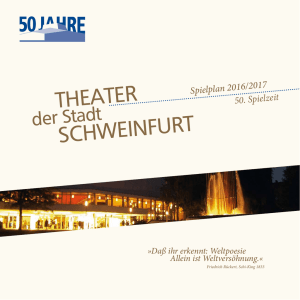 online zum - Theater der Stadt Schweinfurt