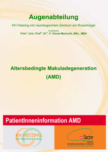 Augenabteilung PatientInneninformation AMD