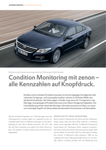 Volkswagen Emden Condition Monitoring - Copa-Data