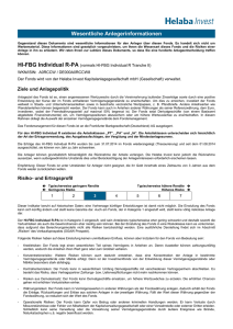 Wesentliche Anlegerinformationen - Helaba