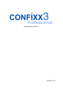 Confixx Benutzerhandbuch