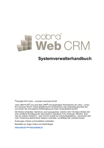 Web CRM einrichten