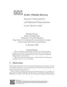 Gofer Objekt-System