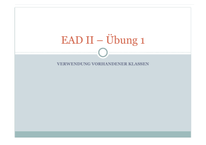 EAD II – Übung 1
