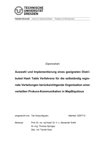 Hinweise zur Anfertigung der Diplomarbeit