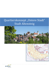 Quartierskonzept „Untere Stadt“ Stadt Altensteig