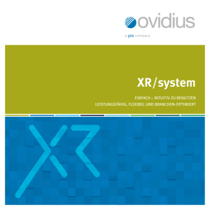 XR/system - Ovidius GmbH