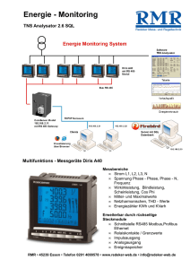 Energie - Monitoring - Redeker Messtechnik - Software