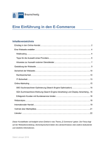 Eine Einführung in den E-Commerce