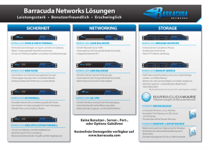 Barracuda Networks Lösungen