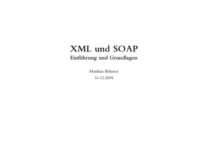 XML und SOAP