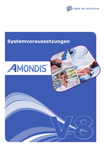 AMONDIS Systemvoraussetzungen V8