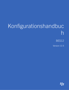 Konfiguration - docs.blackberry.com