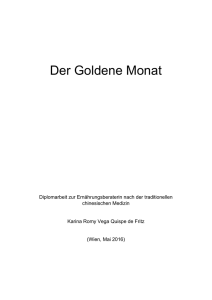 Der Goldene Monat - Schlossberginstitut