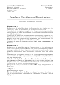 Lösungsvorschlag 9 - Lehrstuhl für Effiziente Algorithmen