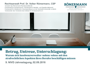 Betrug, Untreue, Unterschlagung