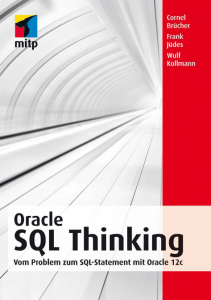 Oracle SQL Thinking - mitp