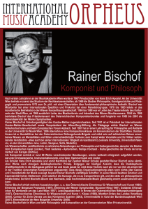 Prof. RAINER BISCHOF