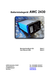 Batterieladegerät AWC 2430