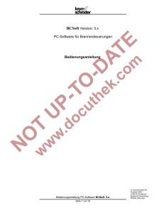 BCSoft Version: 3.x PC-Software f&uuml;r