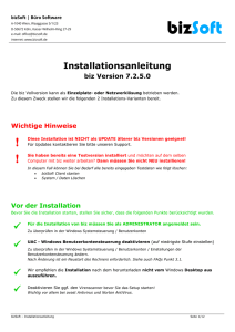 Installationsanleitung