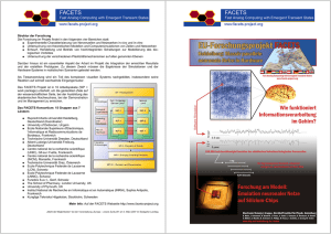 Struktur der Forschung Die Forschung im Projekt