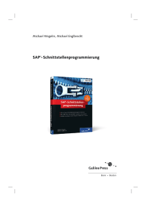 SAP®-Schnittstellenprogrammierung