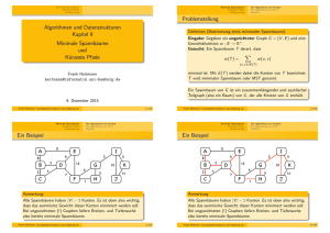 Algorithmen und Datenstrukturen Kapitel 9 0.2cm Minimale