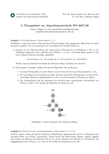 3. ¨Ubungsblatt zur Algorithmentechnik WS 2007/08