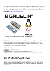 Das GNUBLIN Paket System