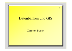 Datenbanken und GIS