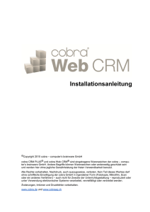 Das Web CRM Paket