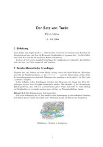 Der Satz von Turán - TU Darmstadt/Mathematik