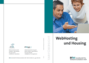 WebHosting und Housing