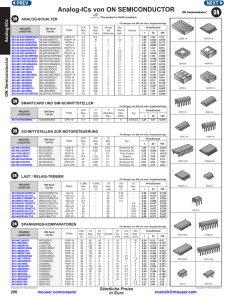 ON SEMICONDUCTOR Analog ICs