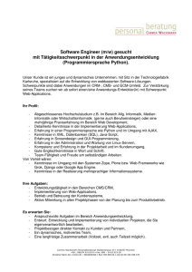 Software Engineer (m/w)