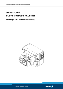 Steuermodul DL5-M und DL5-T PROFINET