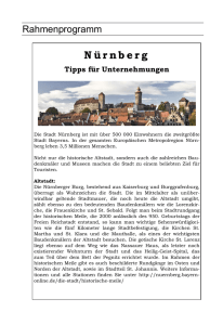 Nürnberg - Tipps für Unternehmungen I
